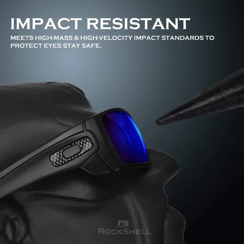 Vista 5 de RockShell Polarized Lenses Replacement for Oakley Juliet Sunglasses