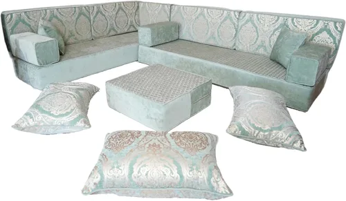 Vista 37 de arabicsofa Sofá de Majlis Árabe – Asientos de Piso Modulares Hechos a Mano