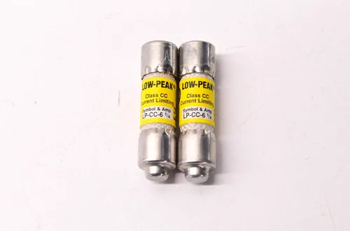 Vista 3 de Cooper Bussmann LP-CC-6-1/4 Clase CC Fusible de retardo de tiempo de bajo pico