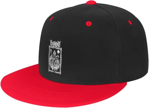 Vista 2 de LICIAS Morbid Music and Angel - Sombrero de estilo hip hop para adultos, de ala plana, para hombre y mujer