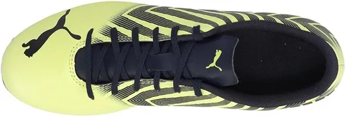 Vista 4 de PUMA Tacto II Firm GroundAg - Botines de fútbol para hombre, con tacos y suelo firme, color amarillo