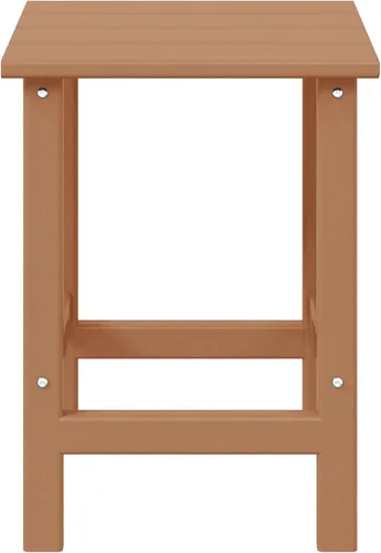 Vista 3 de WestinTrends Malibu - Mesa auxiliar cuadrada para exterior para silla Adirondack, teca