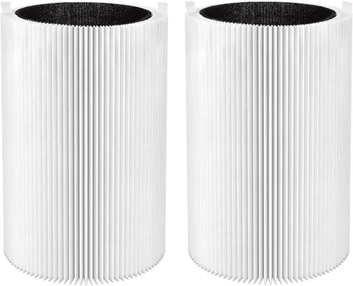 Vista 10 de Paquete de 2 filtros de repuesto Blue Pure 411i Max compatibles con purificador de aire Blueair 411i y 411a Max. Filtro Blue Pure F4MAX, H13 Ture