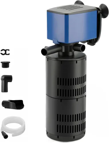 Vista 11 de Aqua Dream Bomba de acuario y filtro de tanque de peces, bomba de agua sumergible 3 en 1, oxigenación de circulación silenciosa, 15 W, 800 L/H