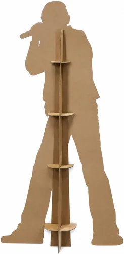 Vista 2 de SC2294 Freddy Mercury Cantando Cartón Recorte Standee Standup