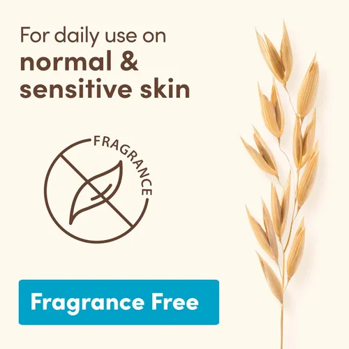 Vista 4 de Aveeno Baby Crema hidratante diaria con avena prebiótica, loción hipoalergénica para bebés con aceite de coco y manteca de karité hidrata la piel