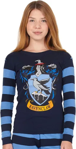 Vista 2 de Harry Potter Harry Potter conjunto de pijama de algodón Ravenclaw ropa de dormir
