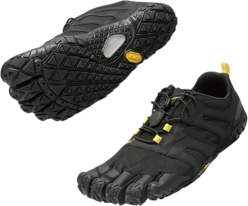 Vista 7 de Vibram FiveFingers V-Trail 2.0 - Tenis de correr para hombre Negro/Amarillo