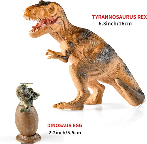 Vista 2 de Juguetes de Dinosaurio para Niños Pequeños y Niños de 3-5 5-7 - Figuras de Dinosaurio Paquete de 20 Piezas con Libro Educativo, Juguete para Niños