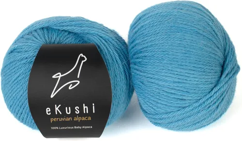 Vista 21 de 100% Hilo de Alpaca Baby para Tejer y Ganchillo - 1 Cono de Hilo Premium DK - Ligero, Hipoalergénico y Térmico Hecho en Perú - Ideal para Proyectos