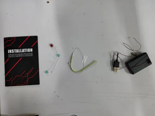 Vista 2 de Kit de luz mejorado compatible con el juego de casco Lego Capitán Rex, decoración de luces compatible con Lego 75349 (modelo no incluido)