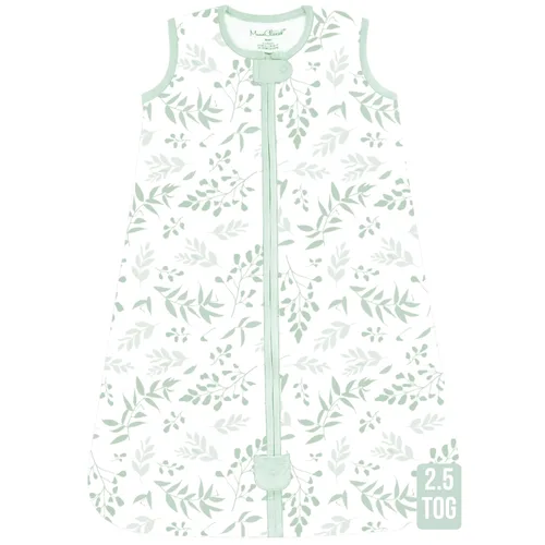 Vista 53 de Mama Cheetah Saco de dormir para bebé de 0.5 TOG, Manta portátil de algodón orgánico para bebé con cremallera bidireccional, Saco de dormir