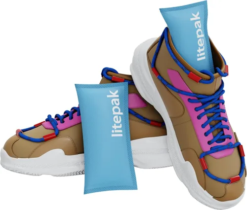 Vista 3 de Litepak Desodorizador de zapatos y eliminador de olores de carbón activado absorbente de olores para zapatos y bolsas de gimnasio, ambientador