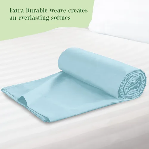 Vista 3 de Elegant Comfort Sábana encimera de 1 pieza de calidad hotelera, lujosa y suave, 1500 hilos, calidad egipcia, resistente a arrugas, manchas