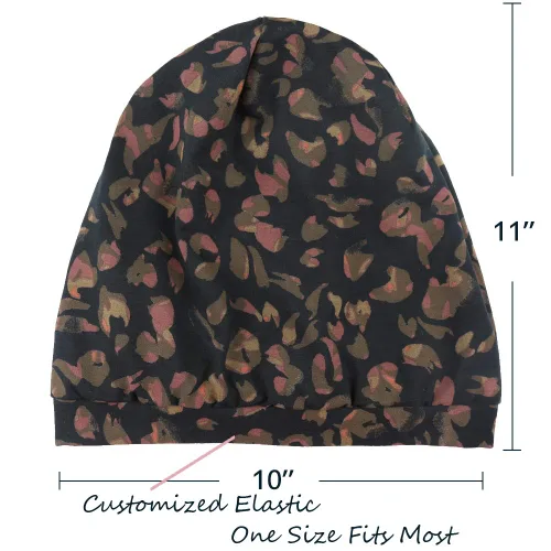 Vista 136 de Alnorm - Gorro con forro de satén y suave banda elástica para hombres y mujeres, talla única Se ajusta a la mayoría