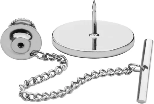Vista 8 de 1994 Italy 20 Lire BU Uncirculated Coin Silver Plated Tie Tac Tack - Oak Branch