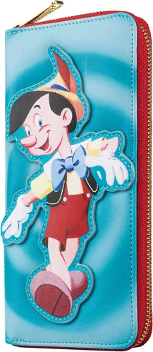 Vista 2 de Loungefly Disney Archives Pinocchio Wallet exclusivo de Tienda