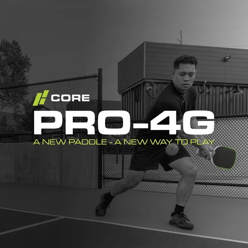 Vista 8 de CORE Pickleball - Paletas de pickleball de fibra de carbono - Aprobadas por USAPA - Modelos PRO y de entrada - Empuñadura de confort acolchada