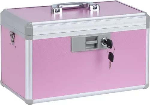 Vista 10 de xydstay Caja de Almacenamiento de Medicamentos, Caja de Almacenamiento de Primeros Auxilios y Medicamentos Segura, Gabinete Diario de Medicamentos