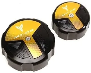 Vista 14 de QQLADY Z para Yamaha MT09 MT-09 SP 2021-2022 Cubierta principal del depósito del cilindro de líquido delantero y trasero de la motocicleta X