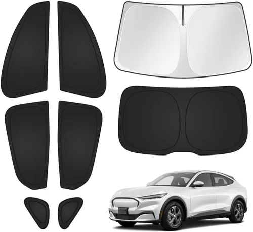 Vista 104 de T TGBROS Parasol para parabrisas para BMW X1 F48 2016 2017 2018 2019 2020 2021 2022 para ventana de automóvil, con bloqueo UV grueso y opaca