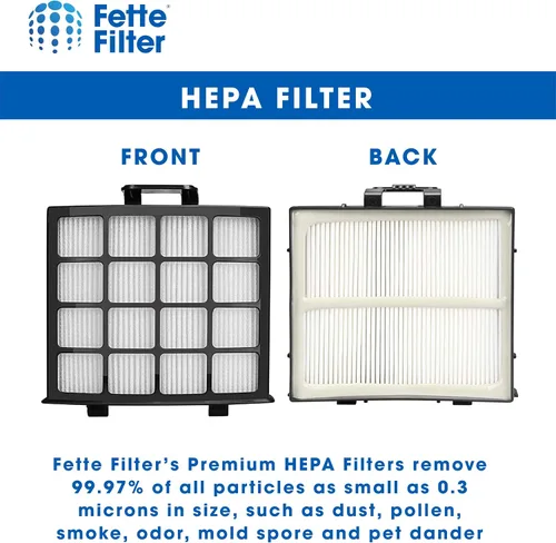 Vista 5 de Fette Filter - AZ2000 Kit de filtro premium compatible con Shark Vertex DuoClean PowerFin aspiradora vertical AZ2000 AZ2000W AZ2002 Comparar
