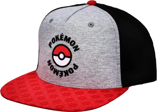 Vista 2 de Bioworld Pokemon Pokeball - Sombrero Snapback para jóvenes color negro Negro