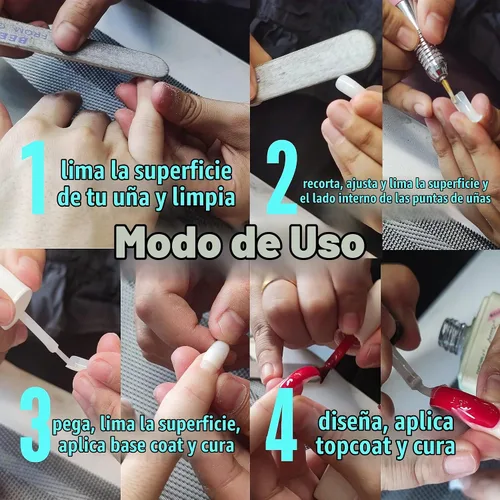 Vista 5 de NOVO OVO Halloween 500 piezas Puntas de uñas postizas curvas Hawk transparentes extra súper extremas de curva profunda y media, puntas de garra