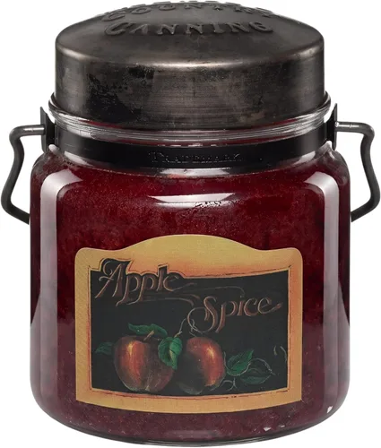 Vista 54 de McCall’s Candles Cocina de la Abuela Vela perfumada de 16 oz Hecha en EE. UU. Frasco rústico vintage con asa de transporte Fragancia