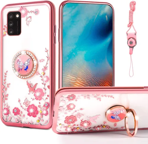 Vista 36 de nancheng Funda de teléfono para TCL A3X (A600DL), funda para Alcatel TCL A3X niñas y mujeres, bonita funda de silicona transparente con purpurina