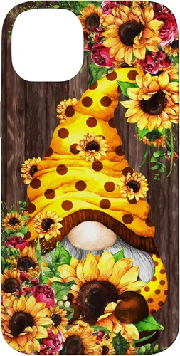 Vista 15 de Yellow Sunflower Gnome for Women Cute Summer Flower Pattern Case for iPhone 17