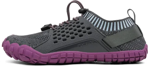 Vista 2 de NORTIV 8 Zapatos de agua de secado rápido para mujer, zapatos de natación para deportes descalzos, para playa, piscina