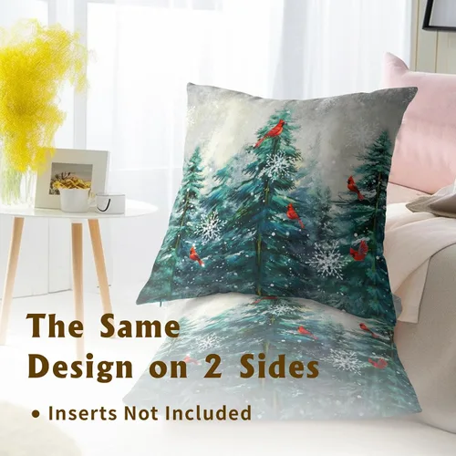 Vista 45 de Giwawa Juego de 2 fundas de almohada decorativas con diseño floral de girasol de 16 x 16 pulgadas, fundas de cojín decorativas para el hogar, sofá
