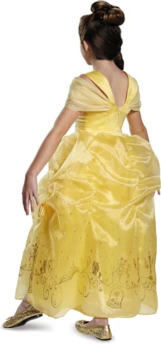 Vista 2 de Disfraz de la princesa Disney Bella de La bella y la bestia M7-8 Amarillo