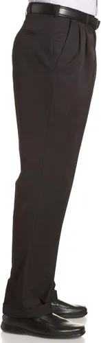 Vista 6 de Haggar Mynx Gabardine pantalón plisado con cintura ajustable, invisible, para hombre.