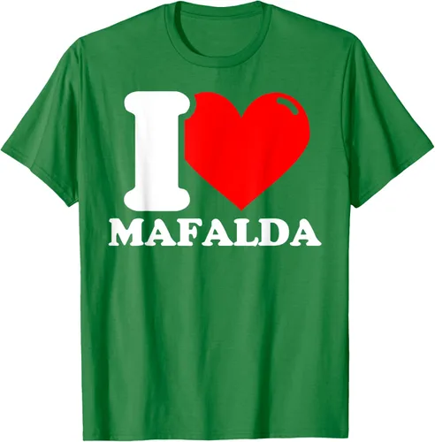 Vista 5 de Camiseta I Love Mafalda, Negro
