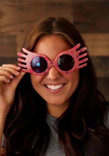 Vista 4 de Harry Potter Luna Lovegood Spectrspecs - Gafas de disfraz para niños y adultos