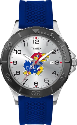 Vista 10 de Timex Tribute Men's Collegiate Gamer 42mm Watch – Georgia Bulldogs with Black Silicone Strap