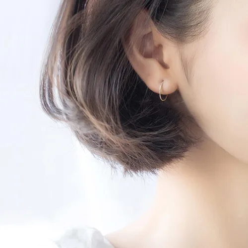 Vista 4 de Aretes de aro de plata para cartílago, pequeño, para mujeres, hombres, niñas, 3 pares de aretes de plata esterlina 925, hipoalergénicos, Tragus