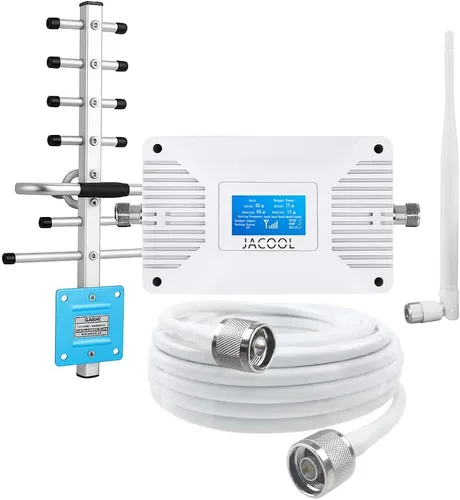 Vista 7 de Cell Phone Booster for Verizon Home, 5G 4G LTE Band 13 700MHz 5,500 sq ft home coverage, 65dB AGC cell signal amplifier, FCC Approved, multi-user