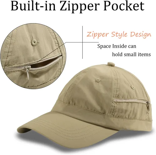 Vista 15 de Gorra de béisbol impermeable para hombre, sombrero de lluvia plegable para correr al aire libre, sombrero de pesca solar