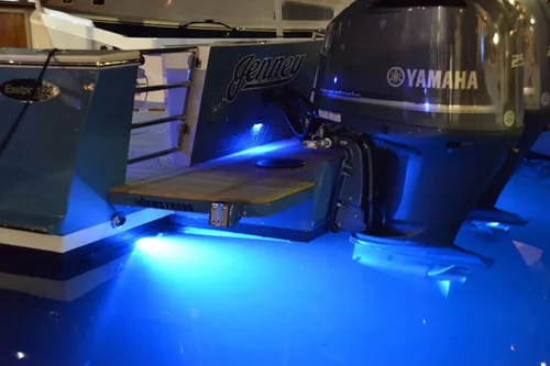 Vista 5 de Lumitec SeaBlaze - Mini luces LED subacuáticas para barco, grado marino, pesca, bote, skiff - se vende por par Azul
