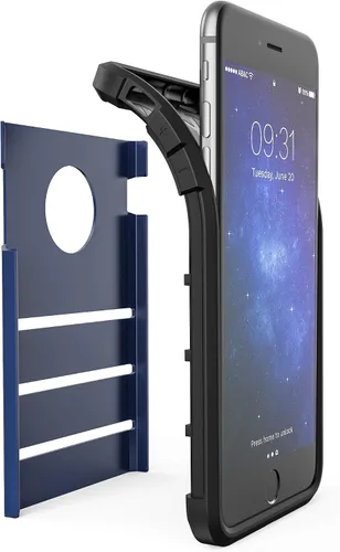 Vista 4 de Crave Strong Guard - Funda para iPhone 6/6S Plus (5.5 pulgadas), serie de protección azul marino