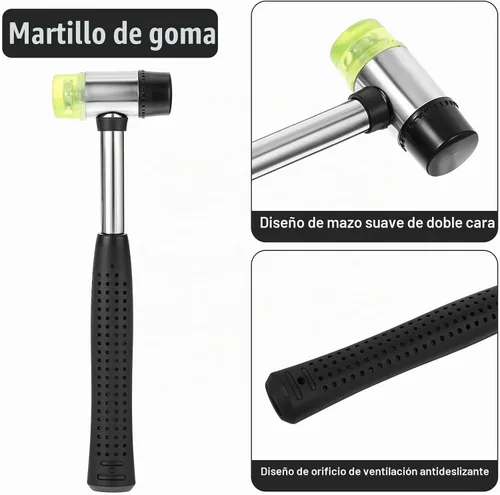 Vista 3 de Juego de herramientas de estampado de cuero de 21 piezas Kit de grabado