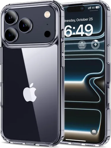 Vista 283 de HOOMIL Funda para iPhone 7 Plus/iPhone 8 Plus de 5.5 Pulgadas, sin amarillamiento, protección contra caídas, cubierta trasera dura transparente