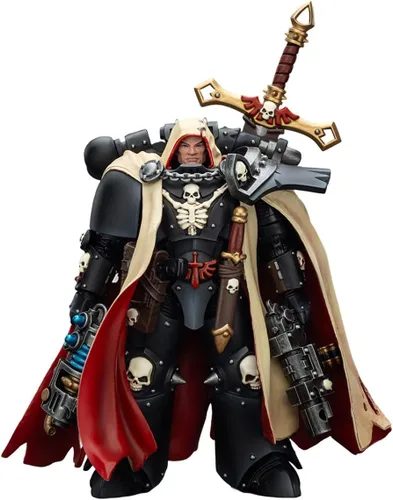 Vista 14 de JOYTOY 1/18 Warhammer 40,000 Figura de acción Black Templars The Emperors Champion Rolantus Collection
