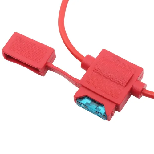 Vista 5 de ATC Medium Blade Fuse Holder for Automobile 32V 18/16/14/12/10AWG Standard Fuse Insert 1Pcs(10A,Balck_16 AWG)