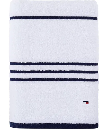 Vista 13 de Tommy Hilfiger Modern American - Toalla de baño de color sólido, 30 x 54 pulgadas, 100% algodón, 574 GSM (Sunshine)