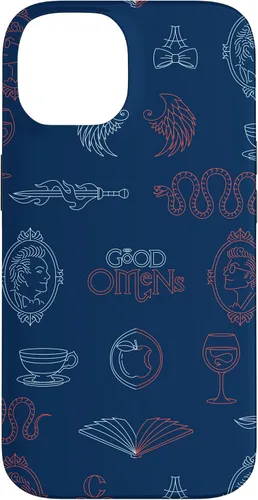 Vista 4 de iPhone 16 Good Omens - Funda Símbolos