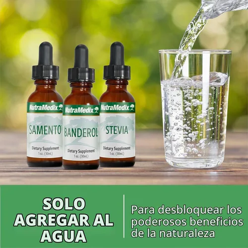 Vista 6 de Suplemento herbal de Stevia, 1 onza